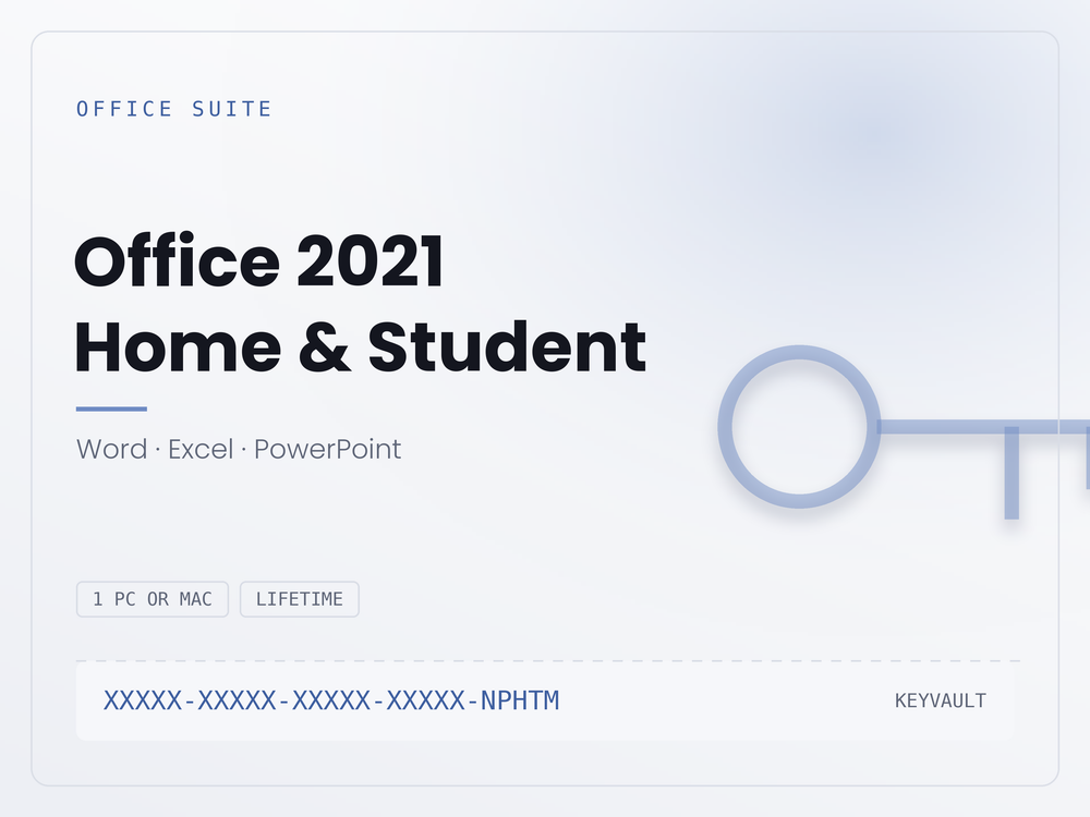 Office 2021 Home & Student — Licence Key