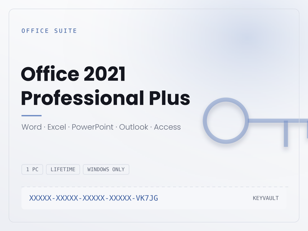 Office 2021 Professional Plus — Licence Key