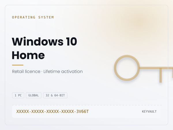 Windows 10 Home — Licence Key